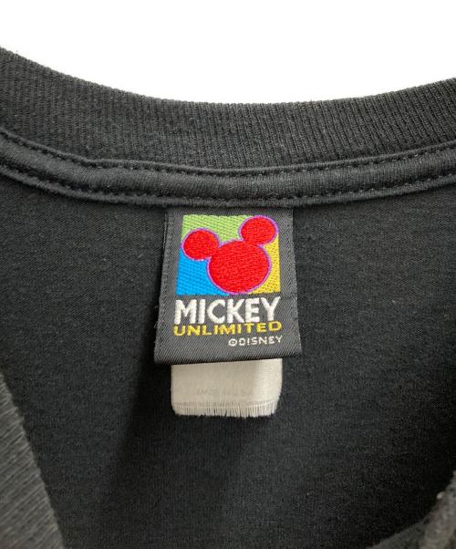 MICKEY UNLIMITED（ミッキー アンリミテッド）MICKEY UNLIMITED (ミッキー アンリミテッド) 90’SミッキープリントTシャツ ブラック サイズ:L相当の古着・服飾アイテム