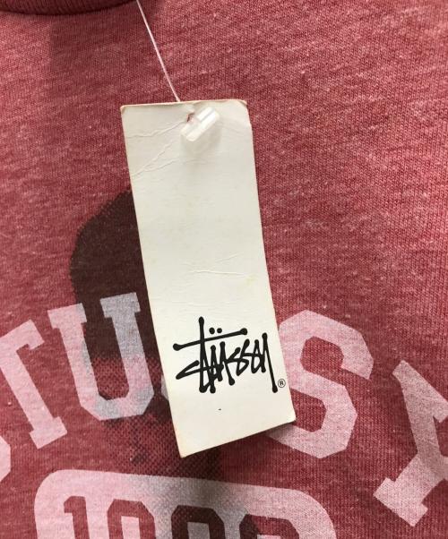 stussy（ステューシー）stussy (ステューシー) BIG BOYS SPORT TEE レッド サイズ:Lの古着・服飾アイテム