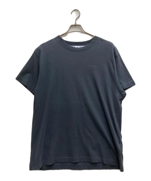 OFFWHITE（オフホワイト）OFFWHITE (オフホワイト) プリントTシャツ ネイビー サイズ:XXSの古着・服飾アイテム