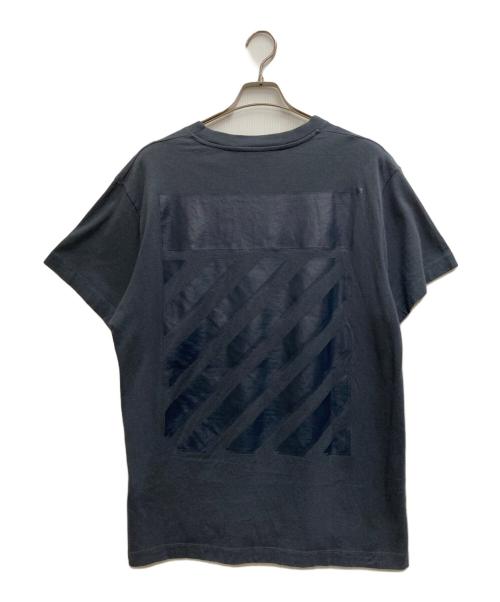 OFFWHITE（オフホワイト）OFFWHITE (オフホワイト) プリントTシャツ ネイビー サイズ:XXSの古着・服飾アイテム