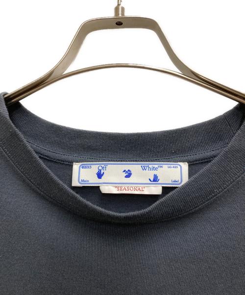 OFFWHITE（オフホワイト）OFFWHITE (オフホワイト) プリントTシャツ ネイビー サイズ:XXSの古着・服飾アイテム