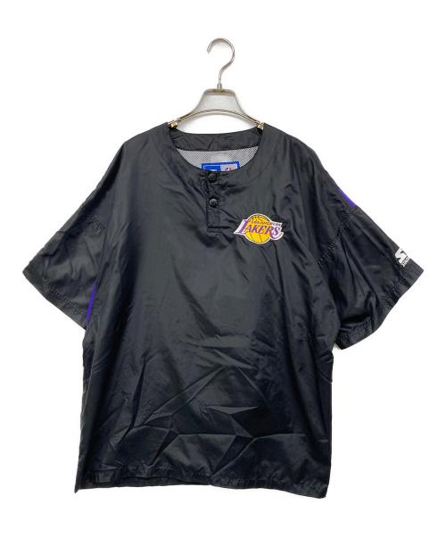 STARTER（スターター）STARTER (スターター) レイカーズゲームシャツ ブラック サイズ:Lの古着・服飾アイテム