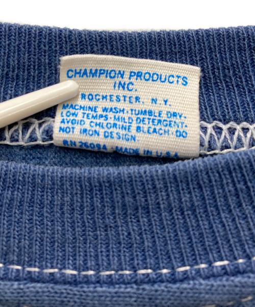 Champion（チャンピオン）Champion (チャンピオン) 70's フットボールTシャツ ブルー サイズ:SMALLの古着・服飾アイテム