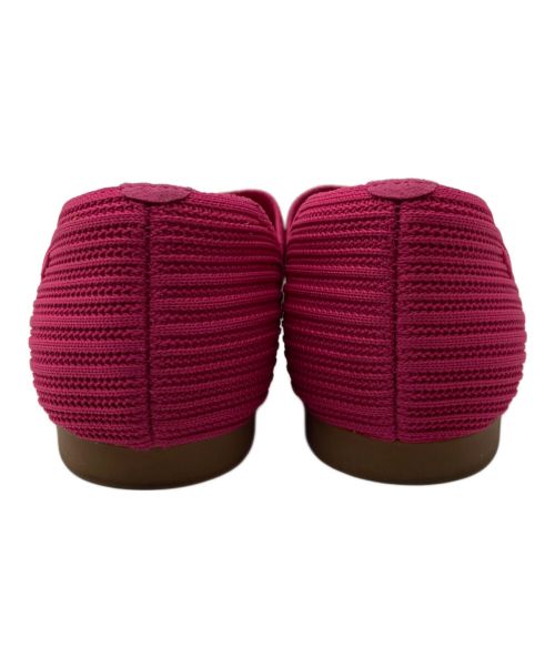 VIVAIA（ビバイア）VIVAIA (ビバイア) ニットパンプス ピンク サイズ:40 1/2の古着・服飾アイテム