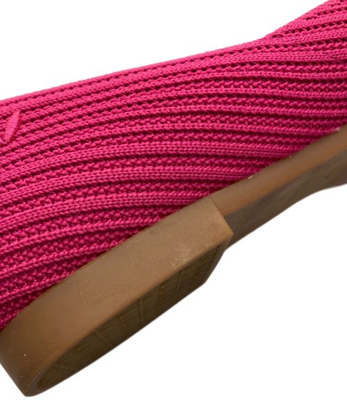 VIVAIA（ビバイア）VIVAIA (ビバイア) ニットパンプス ピンク サイズ:40 1/2の古着・服飾アイテム