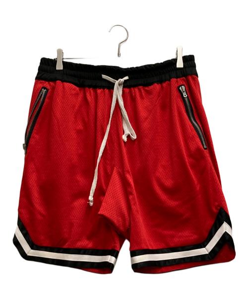 a elegantes sapeur（エレガンティス サプール）A Elegantes SAPEur (エレガンティス サプール) バスケショーツ レッド×ブラック サイズ:XLの古着・服飾アイテム