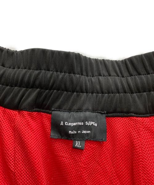 a elegantes sapeur（エレガンティス サプール）A Elegantes SAPEur (エレガンティス サプール) バスケショーツ レッド×ブラック サイズ:XLの古着・服飾アイテム