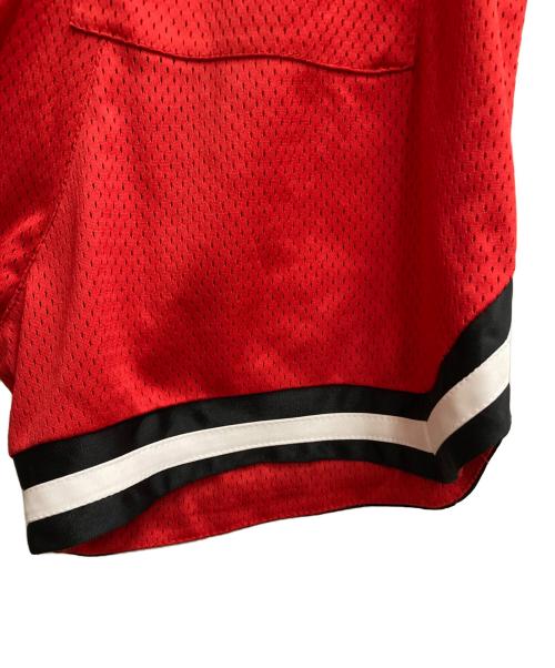 a elegantes sapeur（エレガンティス サプール）A Elegantes SAPEur (エレガンティス サプール) バスケショーツ レッド×ブラック サイズ:XLの古着・服飾アイテム