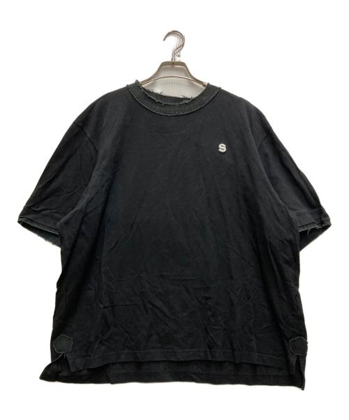 sacai（サカイ）sacai (サカイ) リメイクTシャツ ブラック サイズ:3の古着・服飾アイテム