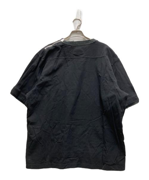 sacai（サカイ）sacai (サカイ) リメイクTシャツ ブラック サイズ:3の古着・服飾アイテム