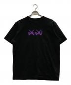 sacai×KAWSサカイ×カウズ）の古着「コラボプリントTシャツ」｜ブラック