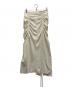 LEINWANDE（ラインヴァンド）の古着「Shirred Slit Skirt」｜ホワイト