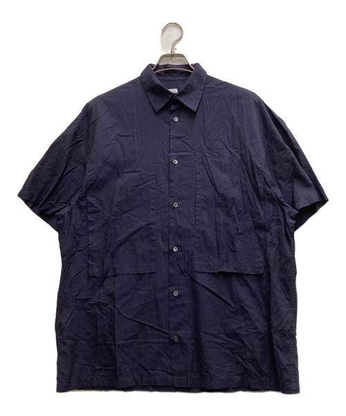 E.TAUTZ SAVILE ROW（イートウツサヴィルロウ）E.TAUTZ SAVILE ROW (イートウツサヴィルロウ) シャツ ネイビー サイズ:Sの古着・服飾アイテム
