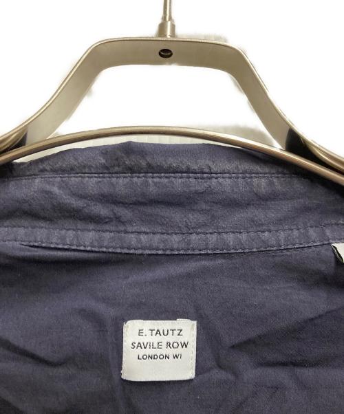 E.TAUTZ SAVILE ROW（イートウツサヴィルロウ）E.TAUTZ SAVILE ROW (イートウツサヴィルロウ) シャツ ネイビー サイズ:Sの古着・服飾アイテム
