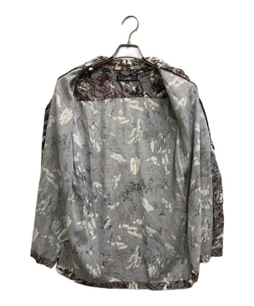 GAULTIER HOMME objet（ゴルチエオムオブジェ）GAULTIER HOMME objet (ゴルチエオムオブジェット) オープンカラーシャツ レッド×グレー サイズ:48の古着・服飾アイテム