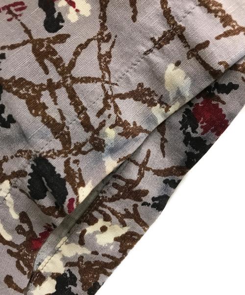 GAULTIER HOMME objet（ゴルチエオムオブジェ）GAULTIER HOMME objet (ゴルチエオムオブジェット) オープンカラーシャツ レッド×グレー サイズ:48の古着・服飾アイテム