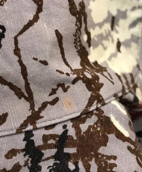 GAULTIER HOMME objet（ゴルチエオムオブジェ）GAULTIER HOMME objet (ゴルチエオムオブジェット) オープンカラーシャツ レッド×グレー サイズ:48の古着・服飾アイテム