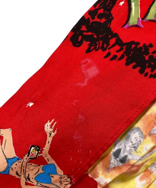 WACKO MARIA（ワコマリア）WACKO MARIA (ワコマリア) NECK FACE (ネック・フェイス) HAWAIIAN SHIRT レッド サイズ:Sの古着・服飾アイテム
