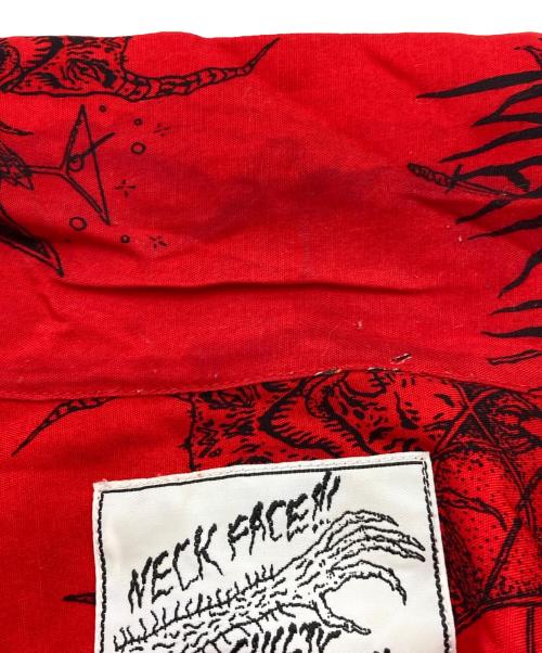 WACKO MARIA（ワコマリア）WACKO MARIA (ワコマリア) NECK FACE (ネック・フェイス) HAWAIIAN SHIRT レッド サイズ:Sの古着・服飾アイテム