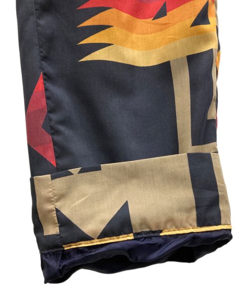 sacai（サカイ）sacai (サカイ) PENDLETON (ペンドルトン) Archive Print Mix Pants ネイビー×レッド サイズ:1の古着・服飾アイテム