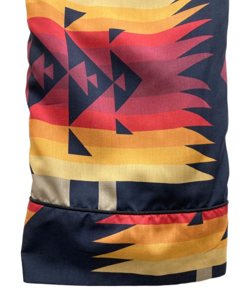 sacai（サカイ）sacai (サカイ) PENDLETON (ペンドルトン) Archive Print Mix Pants ネイビー×レッド サイズ:1の古着・服飾アイテム