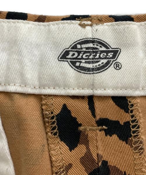 Dickies（ディッキーズ）Dickies (ディッキーズ) WACKO MARIA (ワコマリア) レオパードハーフパンツ ベージュ×ブラック サイズ:Lの古着・服飾アイテム
