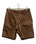 Dickies（ディッキーズ）の古着「レオパードハーフパンツ」｜ベージュ×ブラック