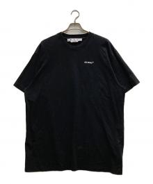 OFFWHITE（オフホワイト）の古着「オフホワイト ロゴ プリント クルーネック T シャツ」｜ブラック