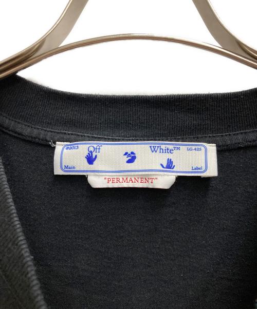 OFFWHITE（オフホワイト）OFFWHITE (オフホワイト) オフホワイト ロゴ プリント クルーネック T シャツ ブラック サイズ:Ⅿの古着・服飾アイテム