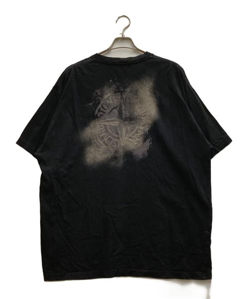STONE ISLAND（ストーンアイランド）STONE ISLAND (ストーンアイランド) プリントロゴTシャツ ブラック サイズ:XXLの古着・服飾アイテム