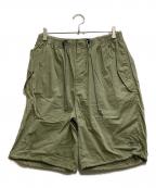 stussyステューシー）の古着「NYCO OVER SHORT」｜グリーン