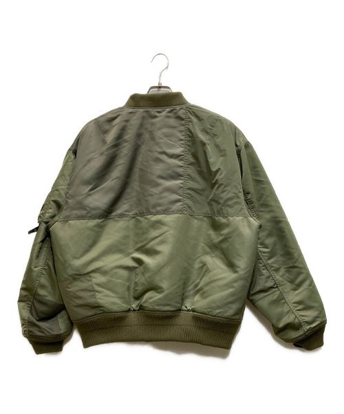 NEIGHBORHOOD（ネイバーフッド）NEIGHBORHOOD (ネイバーフッド) MA-1 FLIGHT JACKET グリーン サイズ:Ⅿの古着・服飾アイテム