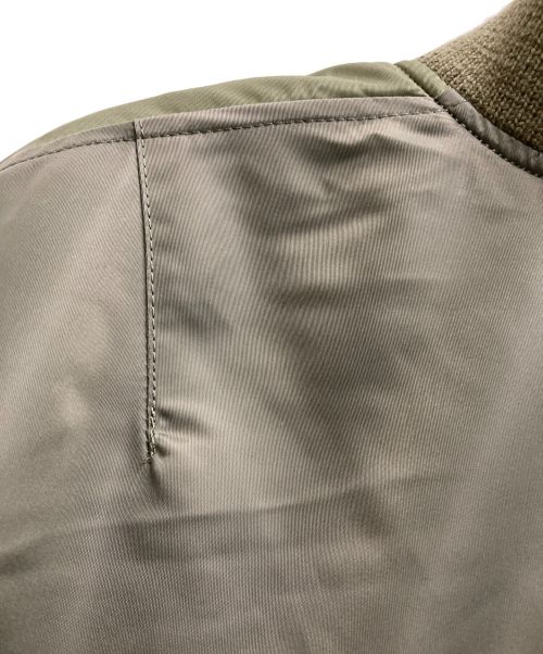 NEIGHBORHOOD（ネイバーフッド）NEIGHBORHOOD (ネイバーフッド) MA-1 FLIGHT JACKET グリーン サイズ:Ⅿの古着・服飾アイテム