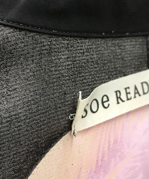 soe ready to wear（ソーイレディトゥウェア）SOE READY TO WEAR (ソーイレディトゥウェア) FLAMINGO SHIRT ブラックの古着・服飾アイテム