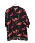 SOE READY TO WEAR（ソーイレディトゥウェア）の古着「FLAMINGO SHIRT」｜ブラック