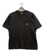 HUMAN MADEヒューマンメイド）の古着「ポケットTシャツ」｜ブラック