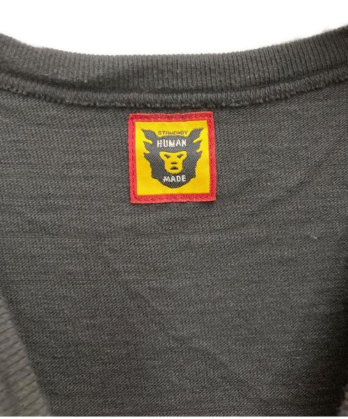 HUMAN MADE（ヒューマンメイド）HUMAN MADE (ヒューマンメイド) ポケットTシャツ ブラック サイズ:Lの古着・服飾アイテム