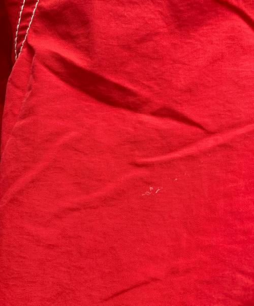 HUMAN MADE（ヒューマンメイド）HUMAN MADE (ヒューマンメイド) ナイロンハーフパンツ レッド サイズ:Lの古着・服飾アイテム