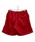 HUMAN MADE (ヒューマンメイド) ナイロンハーフパンツ レッド サイズ:L：8000円