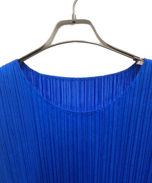 PLEATS PLEASE（プリーツプリーズ）PLEATS PLEASE (プリーツプリーズ) ノースリーブプリーツワンピース ブルー サイズ:表記無しの古着・服飾アイテム