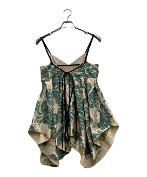 MURRAL（ミューラル）MURRAL (ミューラル) キャミソールワンピース グリーン サイズ:1の古着・服飾アイテム