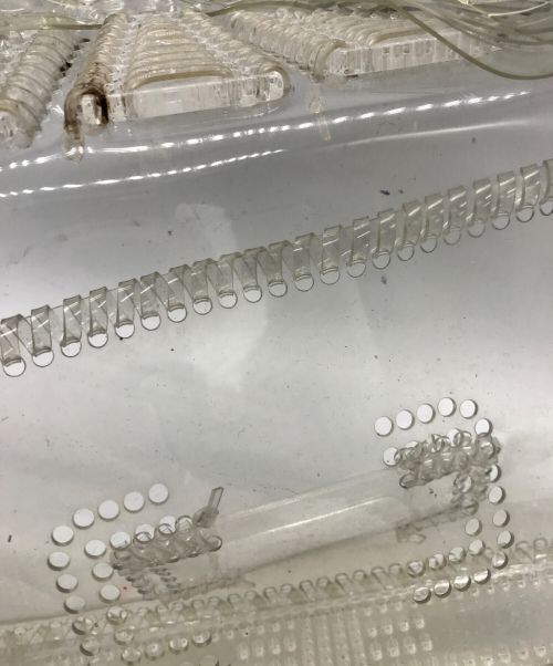 Mame Kurogouchi（マメクロゴウチ）Mame Kurogouchi (マメクロゴウチ) クラッチバッグ ホワイトの古着・服飾アイテム