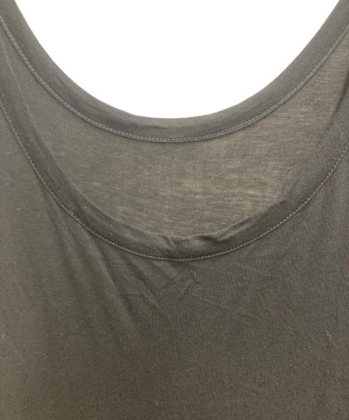 YOHJI YAMAMOTO（ヨウジヤマモト）YOHJI YAMAMOTO (ヨウジヤマモト) Gather Detail Sleeveless Dress ブラック サイズ:2の古着・服飾アイテム