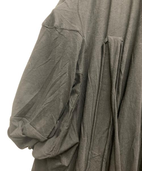 YOHJI YAMAMOTO（ヨウジヤマモト）YOHJI YAMAMOTO (ヨウジヤマモト) Gather Detail Sleeveless Dress ブラック サイズ:2の古着・服飾アイテム