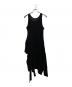 YOHJI YAMAMOTO (ヨウジヤマモト) Gather Detail Sleeveless Dress ブラック サイズ:2：20000円
