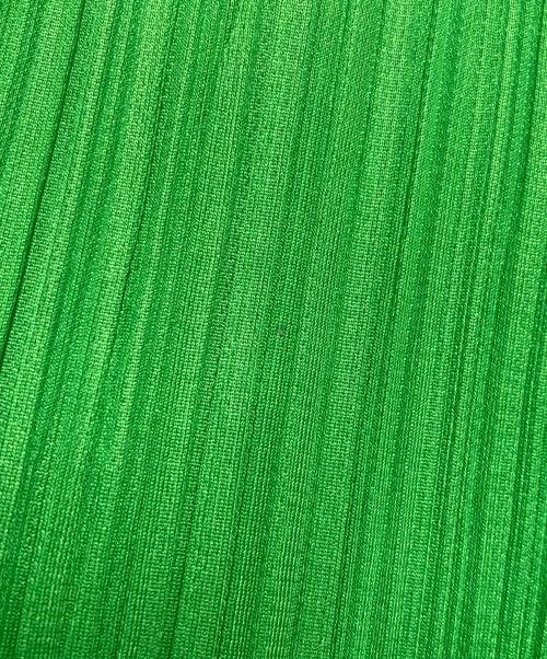 PLEATS PLEASE（プリーツプリーズ）PLEATS PLEASE (プリーツプリーズ) ノースリーブプリーツワンピース グリーン サイズ:4の古着・服飾アイテム