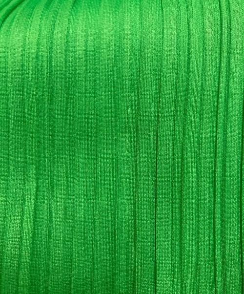 PLEATS PLEASE（プリーツプリーズ）PLEATS PLEASE (プリーツプリーズ) ノースリーブプリーツワンピース グリーン サイズ:4の古着・服飾アイテム