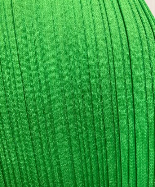 PLEATS PLEASE（プリーツプリーズ）PLEATS PLEASE (プリーツプリーズ) ノースリーブプリーツワンピース グリーン サイズ:4の古着・服飾アイテム