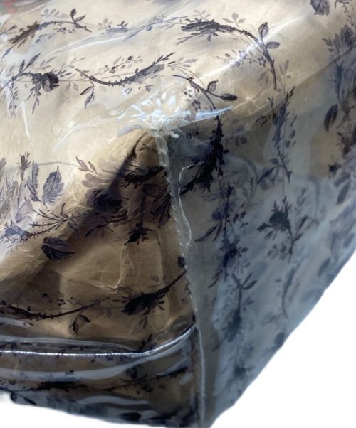 COMME des GARCONS（コムデギャルソン）COMME des GARCONS (コムデギャルソン) GUCCI (グッチ) ローズプリント PVC トートバッグ ベージュの古着・服飾アイテム