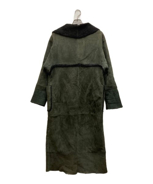 45rpm（45アールピーエム）45rpm (45アールピーエム) ムートンコート オリーブ サイズ:2の古着・服飾アイテム